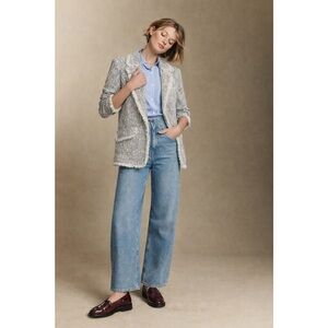 Cinq à Sept | Chic Erin Fringed Boucle Tweed Blazer ~ US 6
